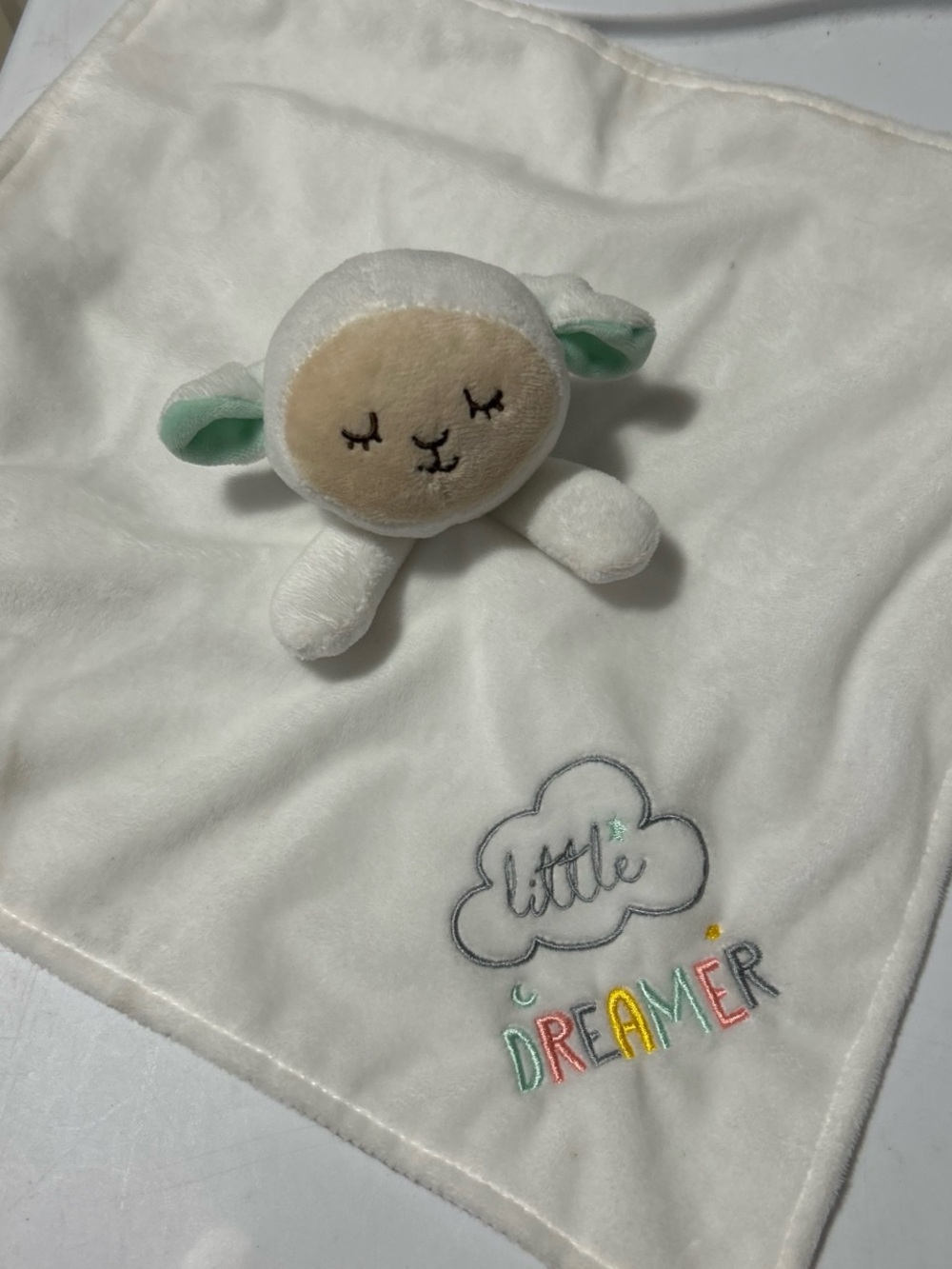 Baby Starters Satin Lovey - White/Cream